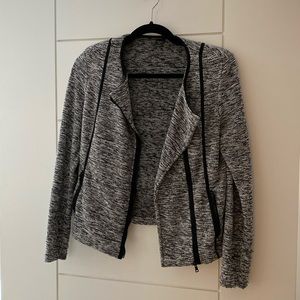 Armani exchange tweed blazer jacket
